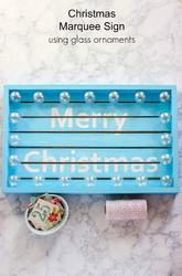 Christmas Marquee Sign